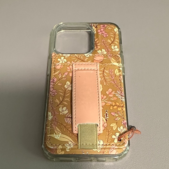 Elegant Floral Phone Case with magnetic wallet - Picture 1 of 3